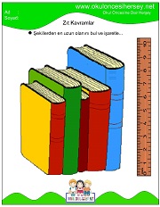 Uzun Kısa Kavramı Çalışma Sayfalarıme çalışmaları